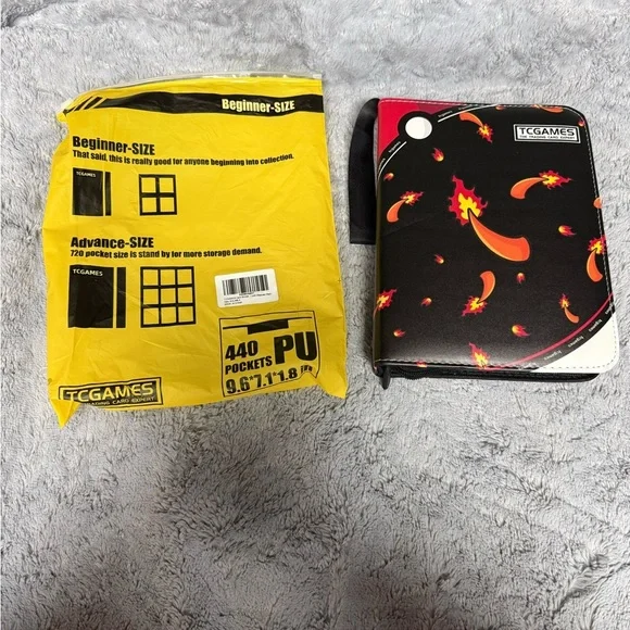 TCGames Trading Card Binder – 4 Pocket, 400+ Cards - Picture 2 of 4